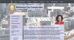 Desktop Screenshot of comptroller.baltimorecity.gov