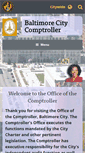 Mobile Screenshot of comptroller.baltimorecity.gov