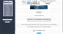 Desktop Screenshot of cobweb.baltimorecity.com