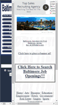 Mobile Screenshot of cobweb.baltimorecity.com